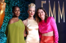 Moses Ingram, Anya Taylor-Joy, and Marielle Heller 