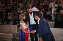 Κώστας Μπακογιάννης, δήμαρχος Αθηναίων, και Εκρέμ Ιμάμογλου, δήμαρχος Κωνσταντινούπολης στο Ηρώδειο