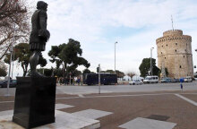 Ο Λευκός Πύργος και το άγαλμα του Φιλίππου Β' στη Θεσσαλονίκη (ΦΩΤΟ ΑΡΧΕΙΟΥ) - Σημαντική διασπορά κορωνοϊού στην πόλη καταγράφεται την τελευταία εβδομάδα