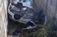 Αυτοκίνητο έχει πέσει σε αρδευτικό κανάλι στην Κατερίνη