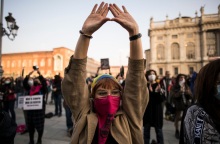 Διαδήλωτες υπέρ των αμβλώσεων στο Σαν Μαρίνο