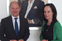 Όλαφ Σολτς και Άννα Διαμαντοπούλου