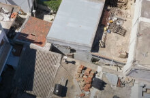 Εικόνα από drone στο Αρκαλοχώρι δείχνει τις ζημιές μετά τον σεισμό στο Ηράκλειο Κρήτης