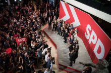 Oι Σοσιαλδημοκράτες πανηγυρίζουν το προβάδισμα τους 