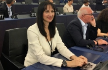 Η Έλενα Κουντουρά στα έδρανα του Ευρωπαϊκού Κοινοβουλίου