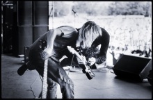 Kurt Cobain και Krist Novoselic σε συναυλία των Nirvana, Pukkelpop Festival, Βέλγιο, 25 Αυγούστου 1991