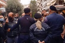 Ένταση στο ΕΠΑΛ Σταυρούπολης - Ισχυρή αστυνομική παρουσία