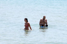 Βασίλης Σπανούλης και Ολυμπία Χοψονίδου σε καλοκαιρινές διακοπές με τα παιδιά τους