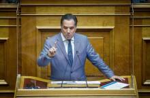 Ο Άδωνις Γεωργιάδης στη Βουλή