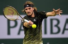 Ο Στέφανος Τσιτσιπάς στο Indian Wells