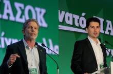 Ο Παύλος Γερουλάνος και ο Παύλος Χρηστίδης κατέθεσαν τις υπογραφές για το ΚΙΝΑΛ