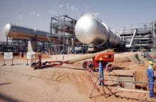 Εγκαταστάσεις της πετρελαϊκής εταιρείας Aramco στη Σαουδική Αραβία