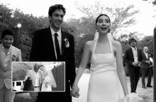 H κόρη του Πολ Γουόκερ (Paul Walker), Meadow, στον γάμο της με τον ηθοποιό Λουίς Θόρντον Άλαν