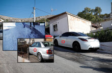 Καταδίωξη στο Πέραμα με έναν νεκρό - Το αίμα στην άσφαλτο και οι τρύπες από τις σφαίρες των αστυνομικών σε αυτοκίνητα