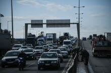 Μετ΄εμποδίων η κυκλοφορία των οχημάτων - Τρία τροχαία στον Κηφισό