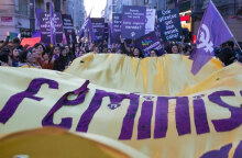 Διαδήλωση για την έμφυλη βία στην Κωνσταντινούπολη