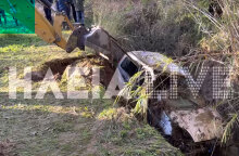 Νεκρός οδηγός στην Ηλεία από την κακοκαιρία - Το αυτοκίνητο που οδηγούσε, έπεσε σε ρέμα