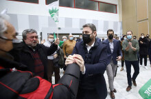 Ο Νίκος Ανδρουλάκης σε προεκλογική του ομιλία στη Θεσσαλονίκη λίγα 24ωρα πριν από τις εκλογές ΚΙΝΑΛ