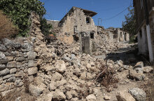 Καταστροφές σε σπίτια μετά τον ισχυρό σεισμό των 5,8 Ρίχτερ στην Κρήτη