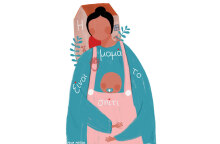 Εικονογράφηση «Η μαμά είναι (το) σπίτι» της καλλιτέχνιδος ΜISSY MERIDA