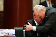 Ο Αλεξάντερ Λουκασένκο και ο Ρετζέπ Ταγίπ Ερντογάν 