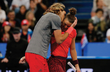 Στέφανος Τσιτσιπάς και Μαρία Σάκκαρη