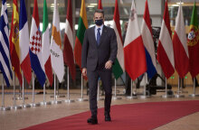 Ο πρωθυπουργός Κυριάκος Μητσοτάκης στις Βρυξέλλες