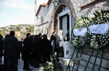 Η κηδεία του Γιώργου Τράγκα στην Κηφισιά