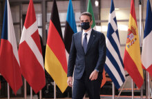 Ο πρωθυπουργός Κυριάκος Μητσοτάκης στις Βρυξέλλες