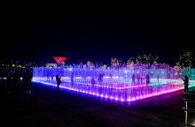 Το εντυπωσιακό συντριβάνι στο Experience Park Ελληνικού