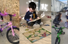 Στιγμιότυπα από τις ευχές δυο παιδιών που πραγματοποιήθηκαν στο Αρκαλοχώρι Κρήτης.