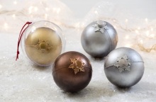 Σοκολατένιες χριστουγεννιάτικες μπάλες-στολίδια από την Αλεξάνδρα Μιμίκου