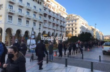 Ουρές για εμβόλιο στη Θεσσαλονίκη