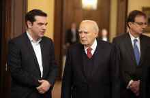 Αλέξης Τσίπρας και Κάρολος Παπούλιας