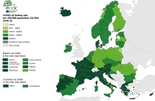 Χάρτης για τη διενέργεια τεστ για τον κορωνοϊό