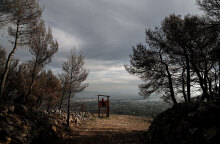 Συννεφιασμένος ο καιρός στην Πάρνηθα