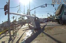 Βίντεο με τη διάσωση πιλότου στο Λος Άντζελες