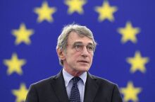 Πέθανε ο Νταβίντ Σασόλι, πρόεδρος του Ευρωπαϊκού Κοινοβουλίου © EPA/Frederick Florin