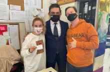 Ο γενικός γραμματέας Γιώργος Σταμάτης στο Εργαστήρι Ειδικής Αγωγής «Μαργαρίτα»