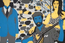 "Ρεμπέτικο", έργο του Cacao Rocks από την έκθεση