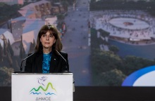 ΕΚΔΗΛΩΣΗ ΓΙΑ ΤΗΝ ΕΠΙΣΗΜΗ ΠΑΡΟΥΣΙΑΣΗ ΤΟΥ ΣΧΕΔΙΟΥ ΑΝΕΓΕΡΣΗΣ ΤΟΥ ΜΕΓΑΡΟΥ ΠΑΓΚΟΣΜΙΟΥ ΠΟΝΤΙΑΚΟΥ ΕΛΛΗΝΙΣΜΟΥ ΣΟΥΡΜΕΝΩΝ (ΓΙΩΡΓΟΣ ΚΟΝΤΑΡΙΝΗΣ / EUROKINISSI)