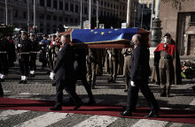 Η κηδεία του Νταβίντ Σασόλι στη Ρώμη