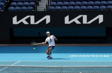 Ο Νόβακ Τζόκοβιτς προπονείται για το Australian Open στη Μελβούρνη