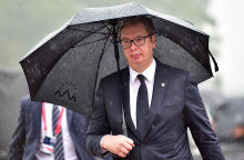 Ο πρόεδρος της Σερβίας Αλεξάνταρ Βούτσιτς