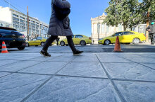 Το νέο πεζοδρόμιο στη Σίνα κατασκευάστηκε με eco-friendly υλικά από τον Δήμο Αθηναίων