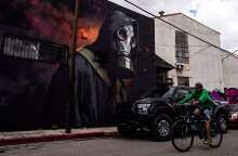 Mural για τον κορωνοϊό στο Λος Άντζελες