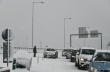 Κακοκαιρία «Ελπίδα»: Κλειστή η Αττική Οδός 