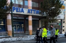 ΣΗΜΑΝΤΙΚΕΣ ΖΗΜΙΕΣ ΣΤΟ ΚΕΝΤΡΙΚΟ ΚΤΗΡΙΟ ΤΗΣ ΠΕΡΙΦΕΡΕΙΑΣ ΑΤΤΙΚΗΣ ΣΤΗΝ ΛΕΩΦ. ΣΥΓΓΡΟΥ ΑΠΟ ΤΗΝ ΙΣΧΥΡΗ ΕΚΡΗΞΗ ΣΕ ΓΕΙΤΟΝΙΚΟ ΚΤΗΡΙΟ (ΓΡΑΦΕΙΟ ΤΥΠΟΥ ΠΕΡΙΦΕΡΕΙΑΣ ΑΤΤΙΚΗΣ/EUROKINISSI)