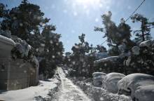 Κακοκαιρία «Ελπίδα» - Στιγμιότυπο από τον Διόνυσο