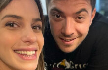 Αλεξάνδρα Ταβουλάρη και Πάνος Νάτσης στο πάρτι γενεθλίων